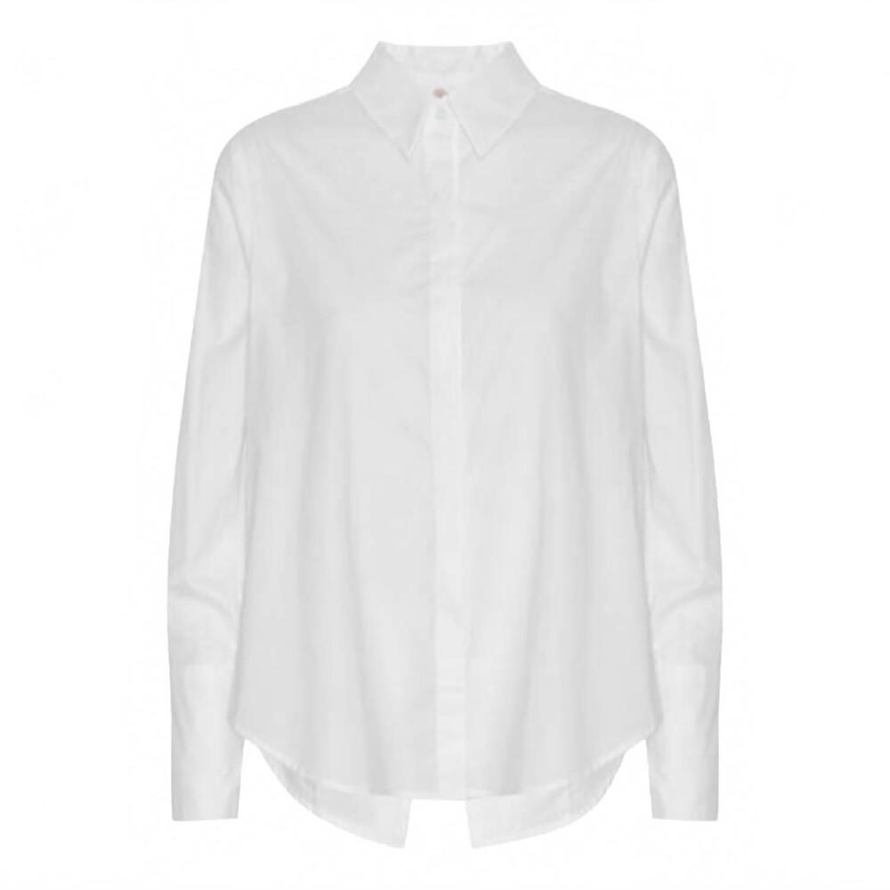 NEW KARMAMIA women's madden shirt in white poplin